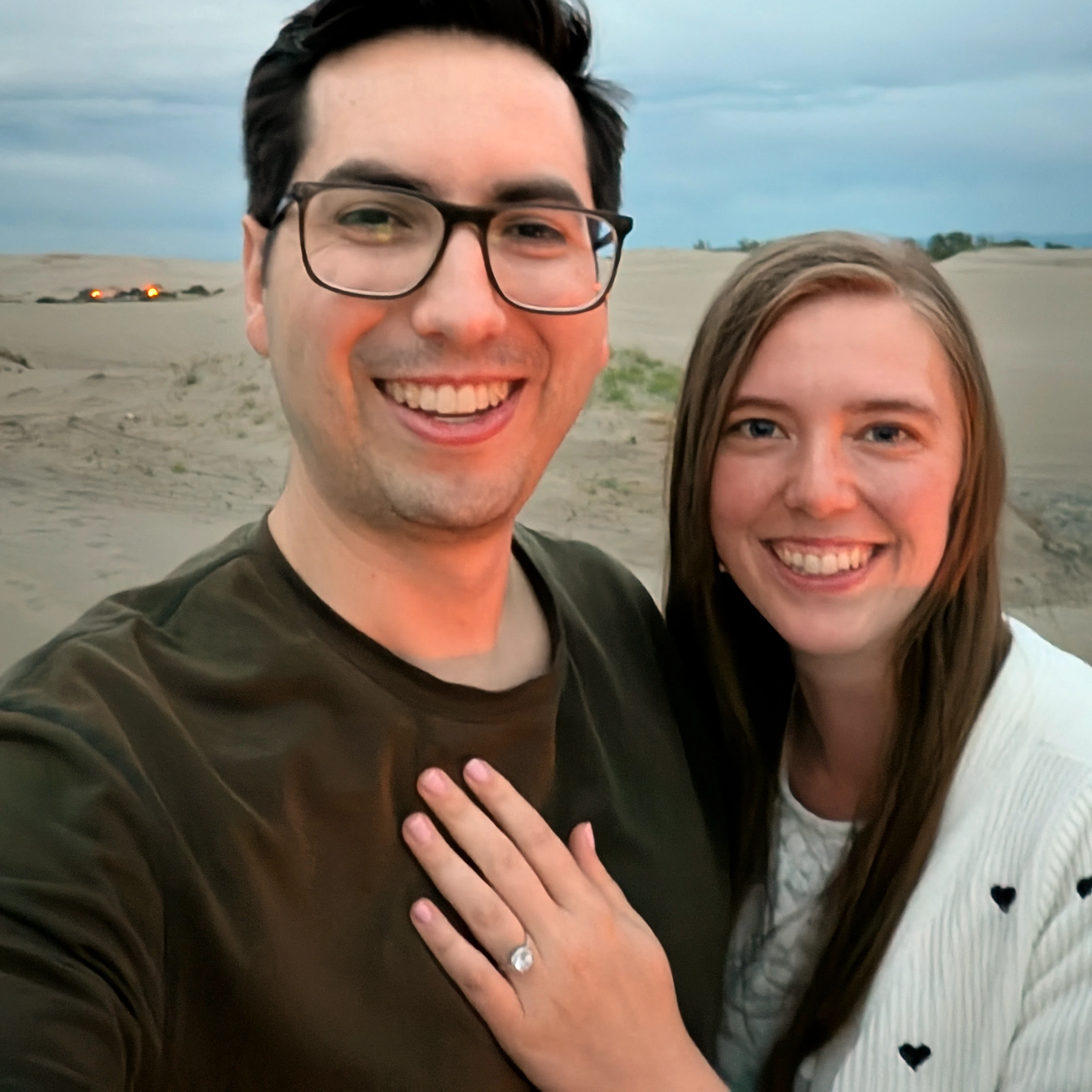 Sand Dunes Engagement Ring