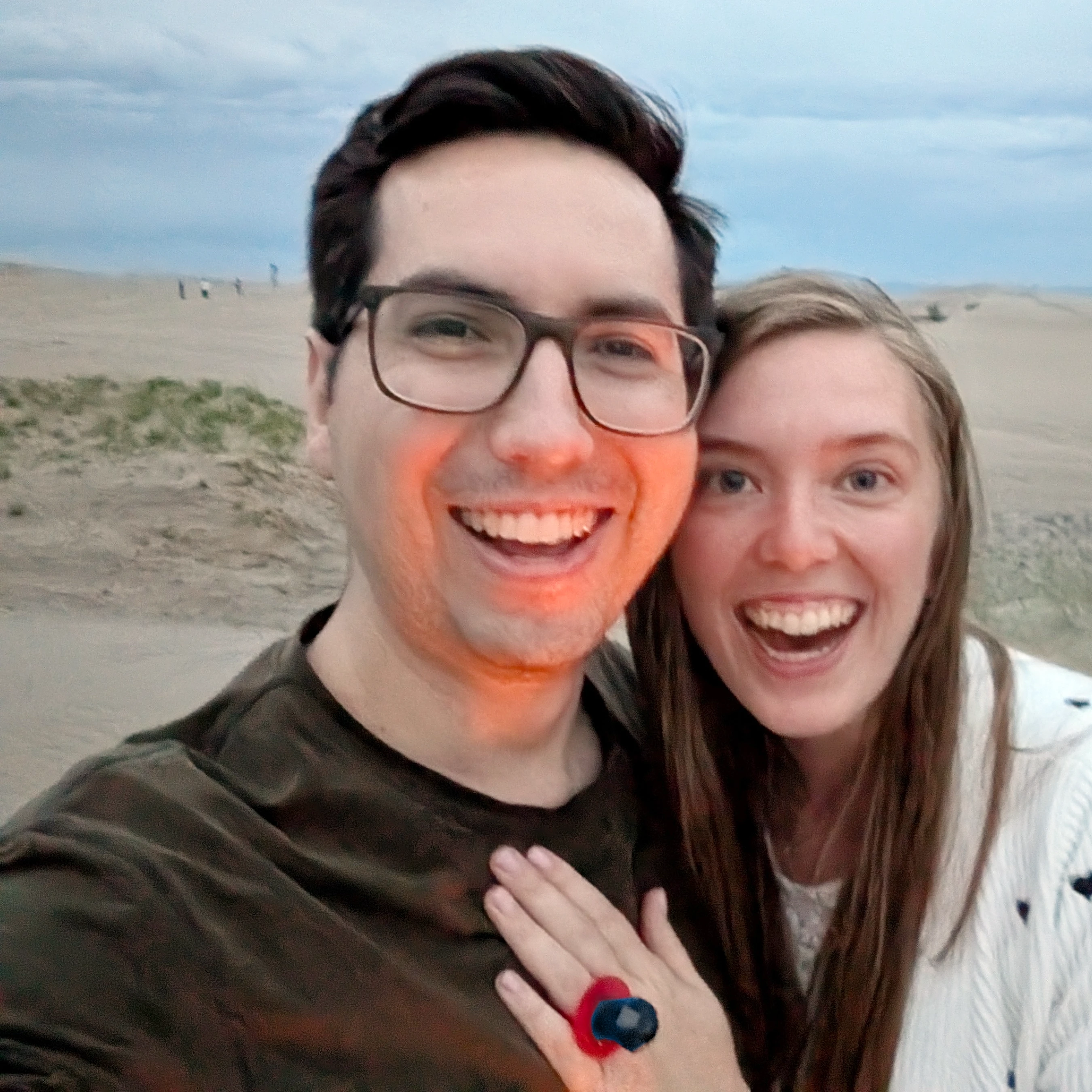 Sand Dunes Engagement Ring Pop