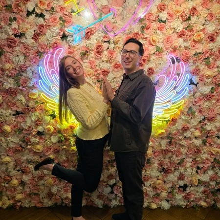 Korean BBQ Flower Wall